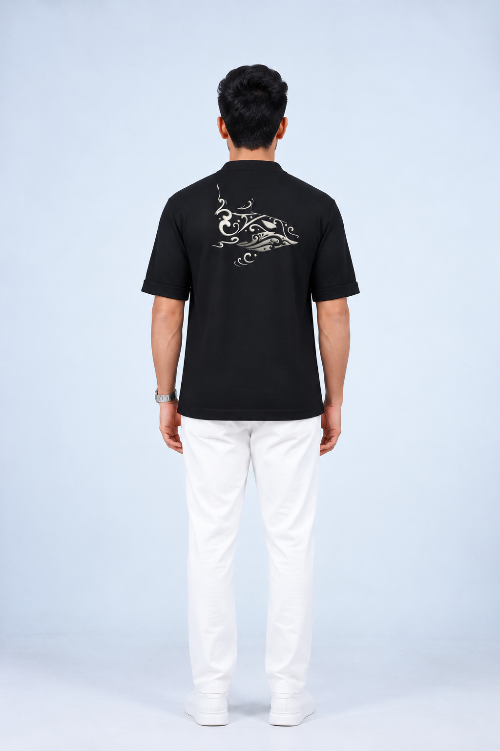 Midnight Drift Kurta