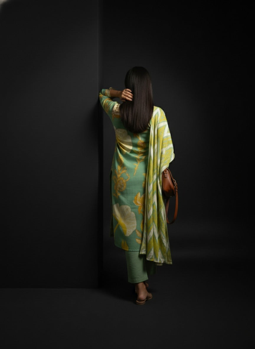 Sage Citrus Kurti set
