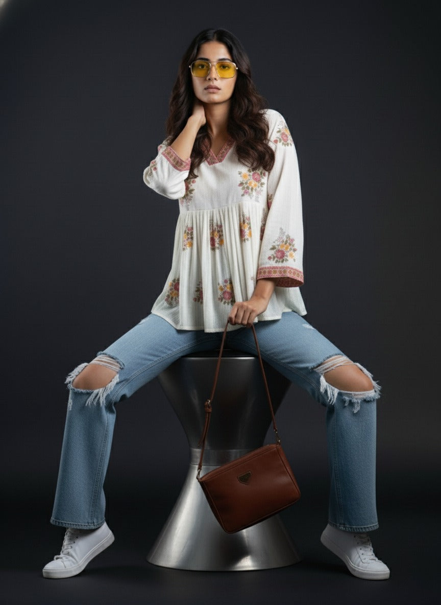 Petal Whisper Top view 6