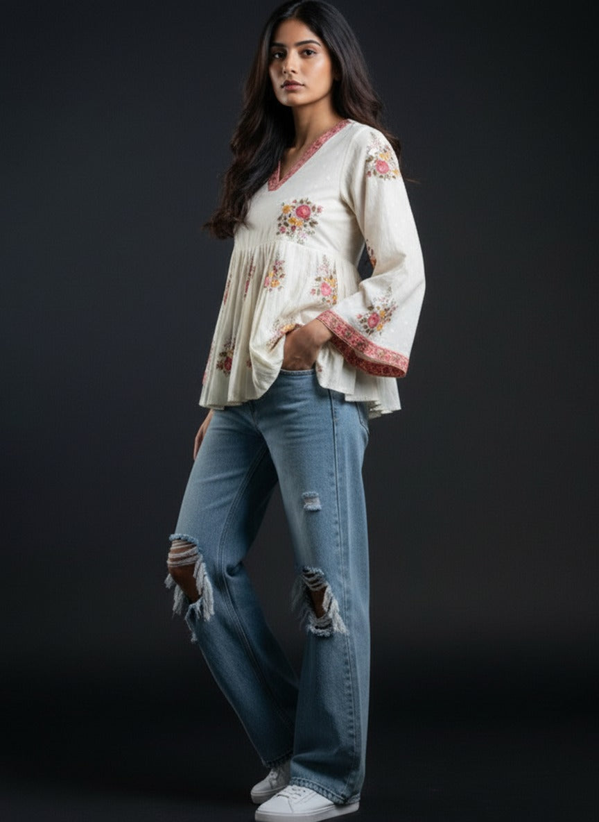 Petal Whisper Top view 5