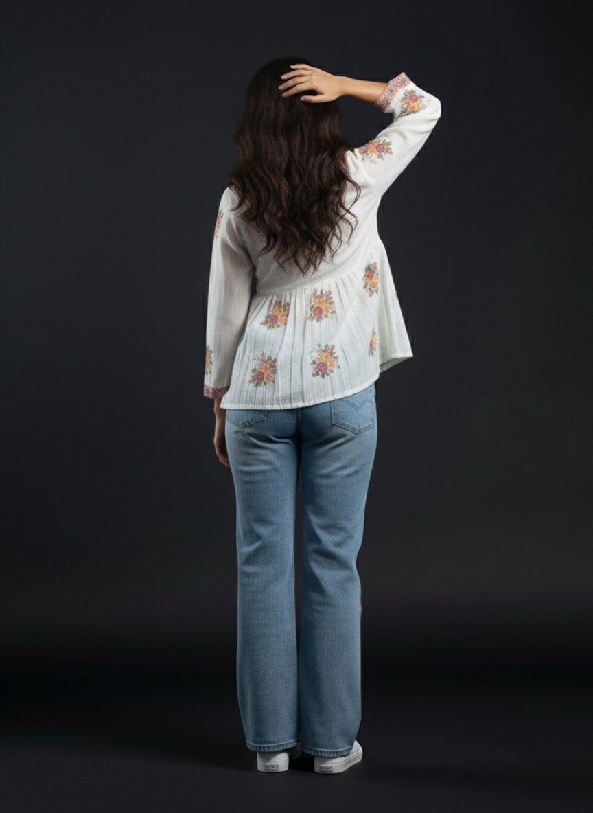 Petal Whisper Top view 4