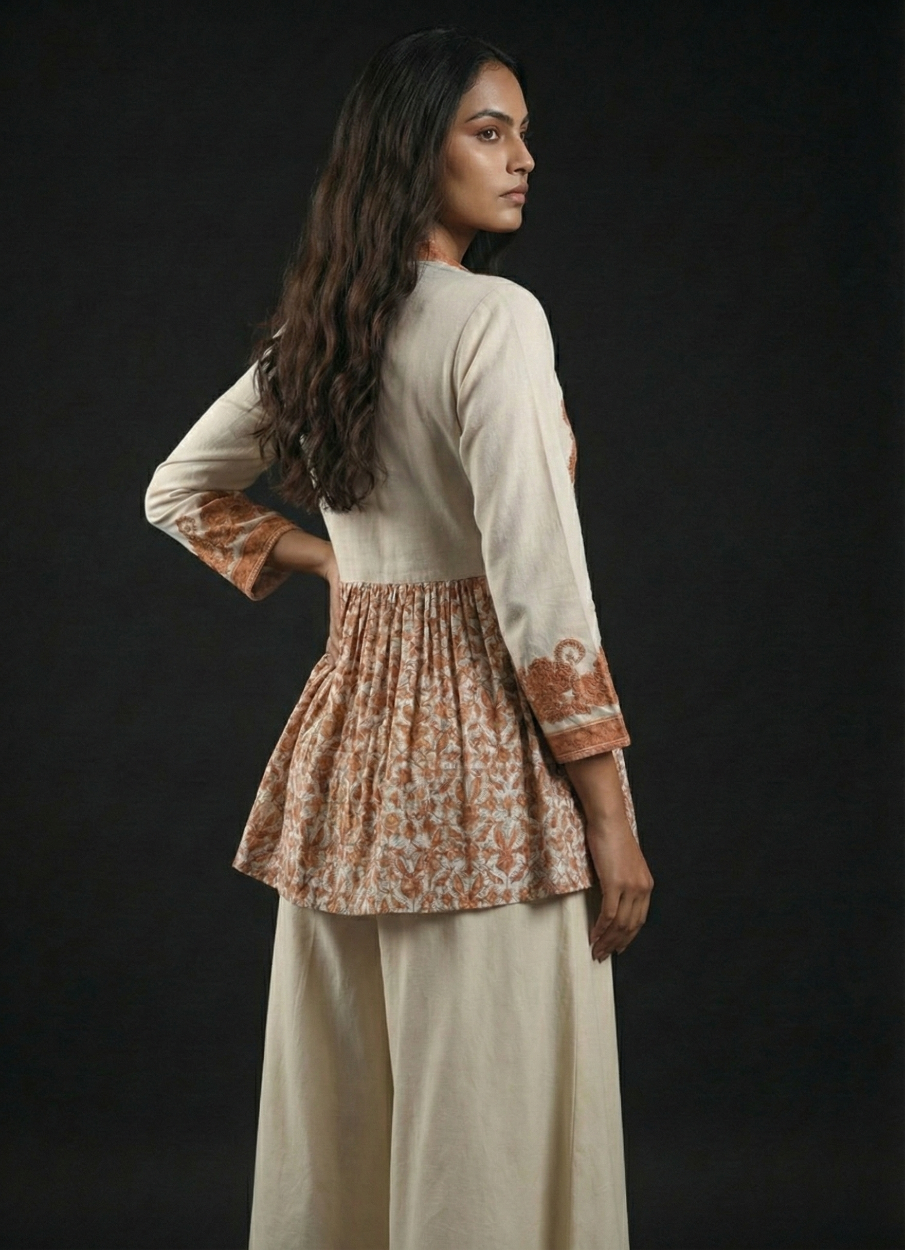 Anarkali Chocolate women top