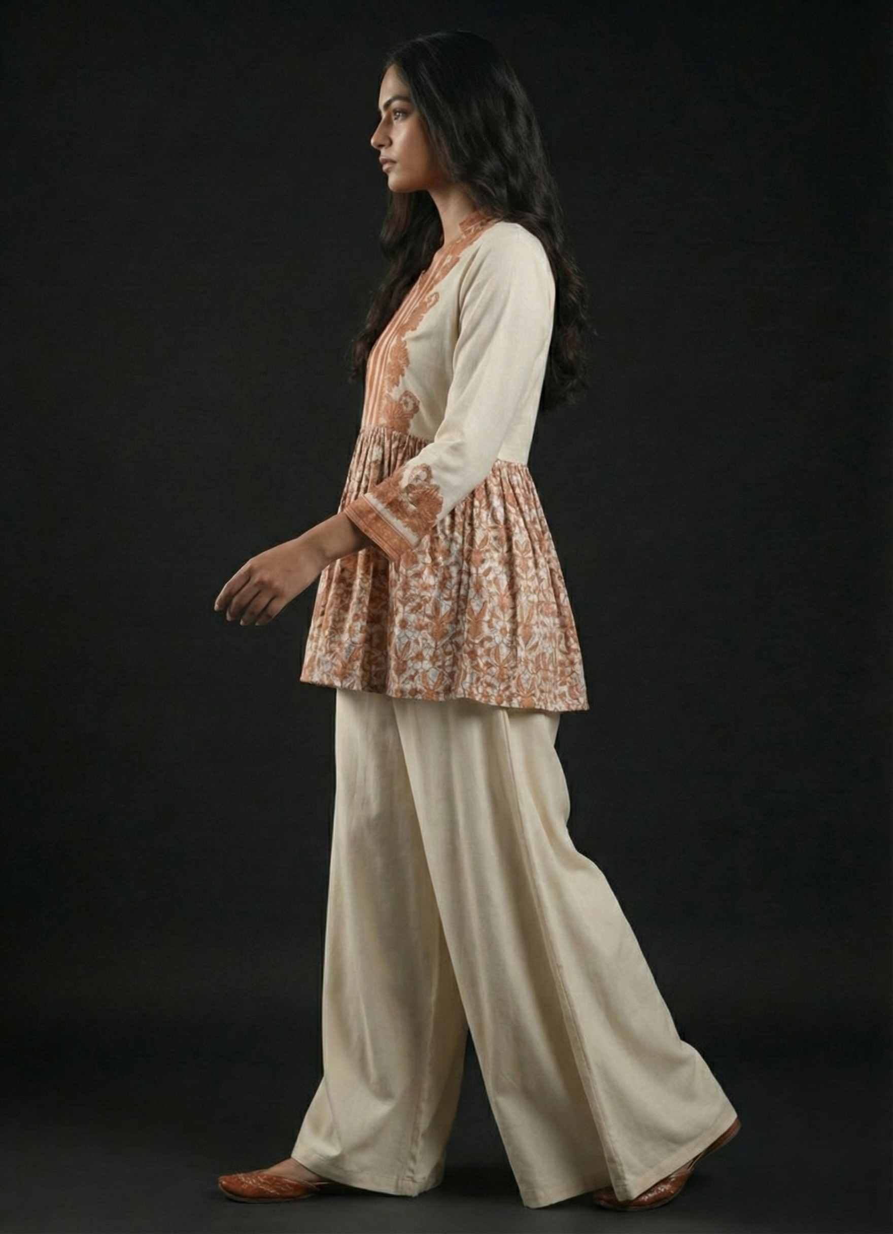 Anarkali Chocolate women top