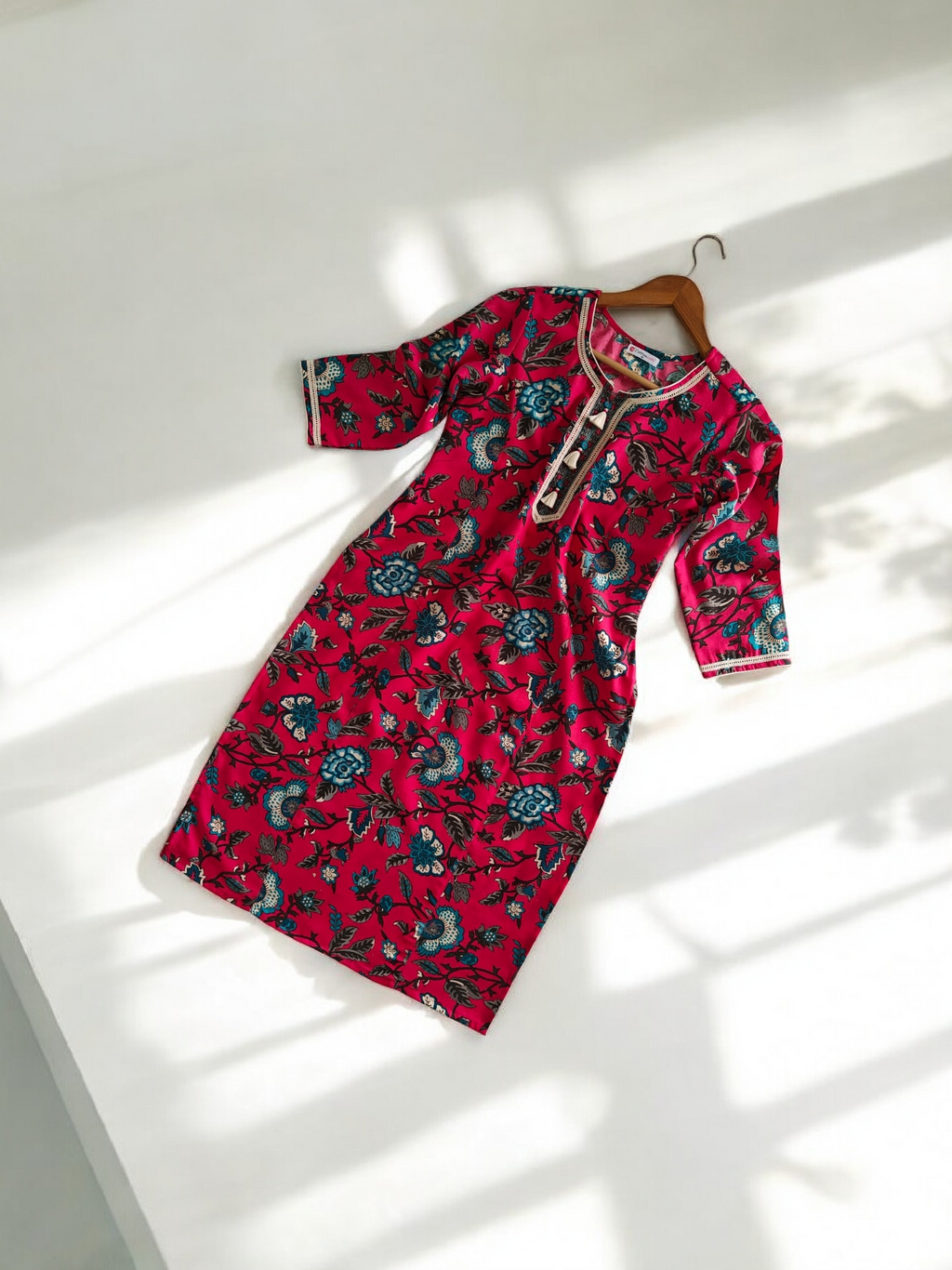 Passionate Pink kurti set