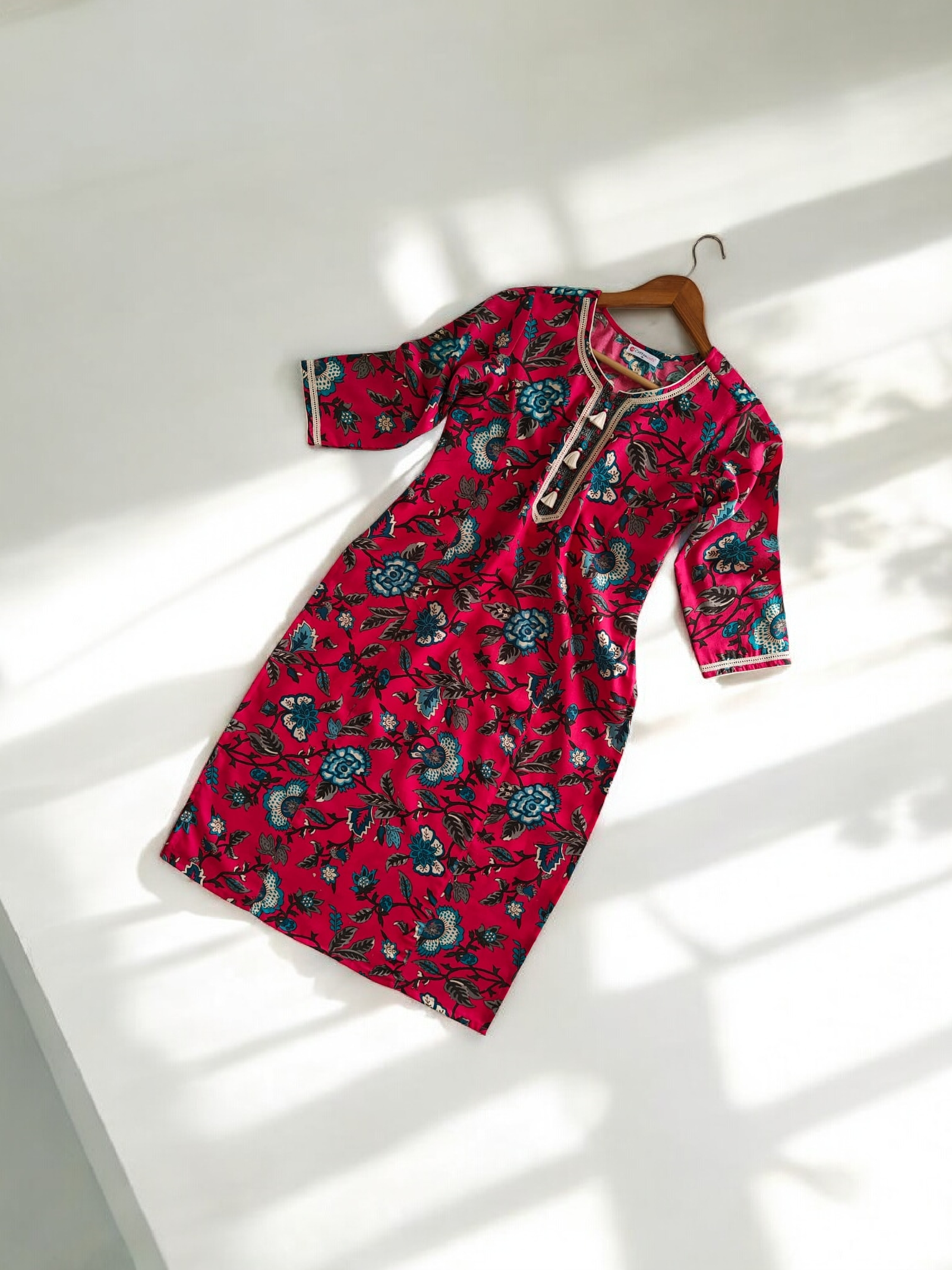 Passionate Pink kurti set