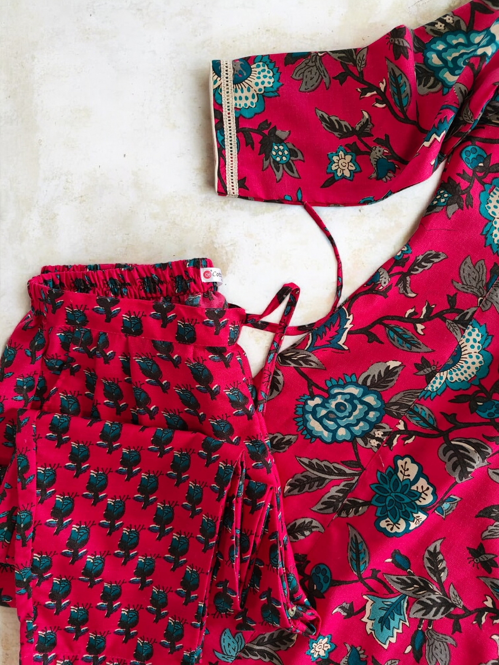 Passionate Pink kurti set