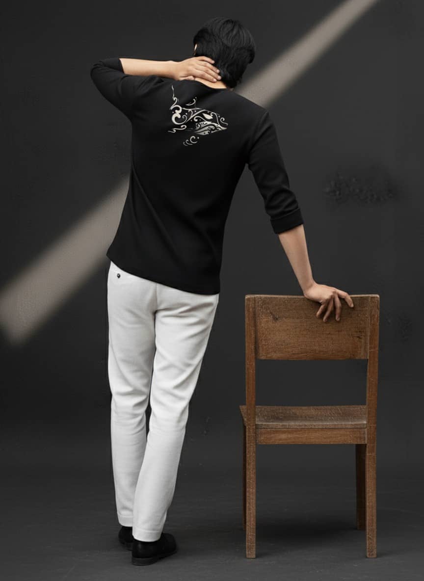 Midnight Drift Kurta
