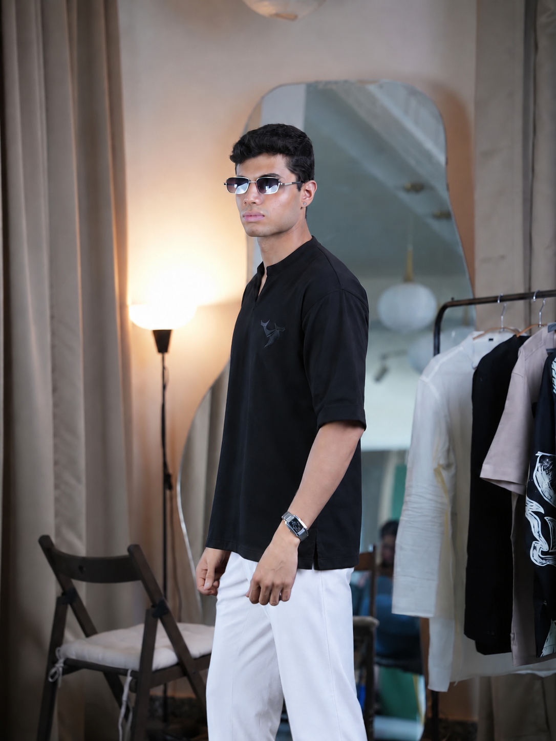 Midnight Drift Kurta