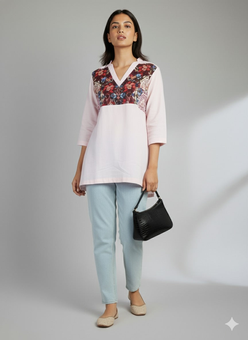 Blush Meadow Top