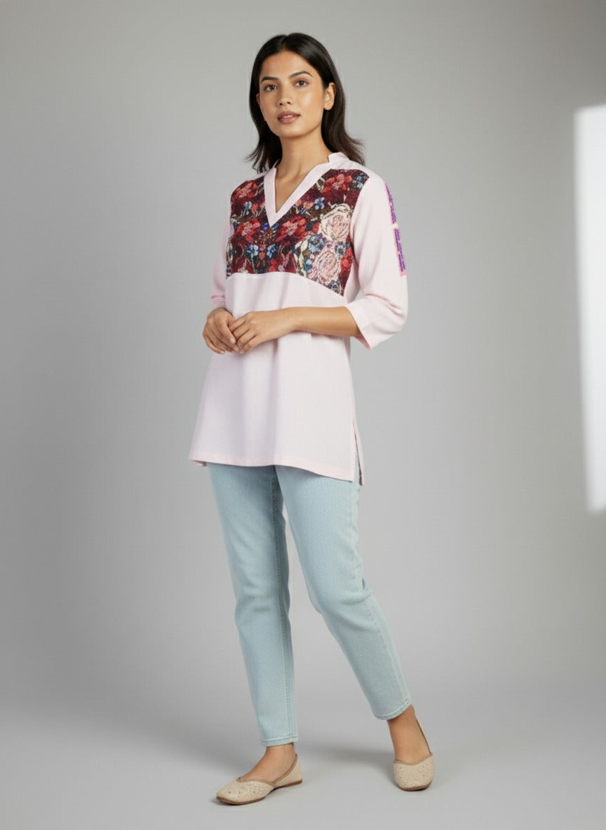 Blush Meadow Top