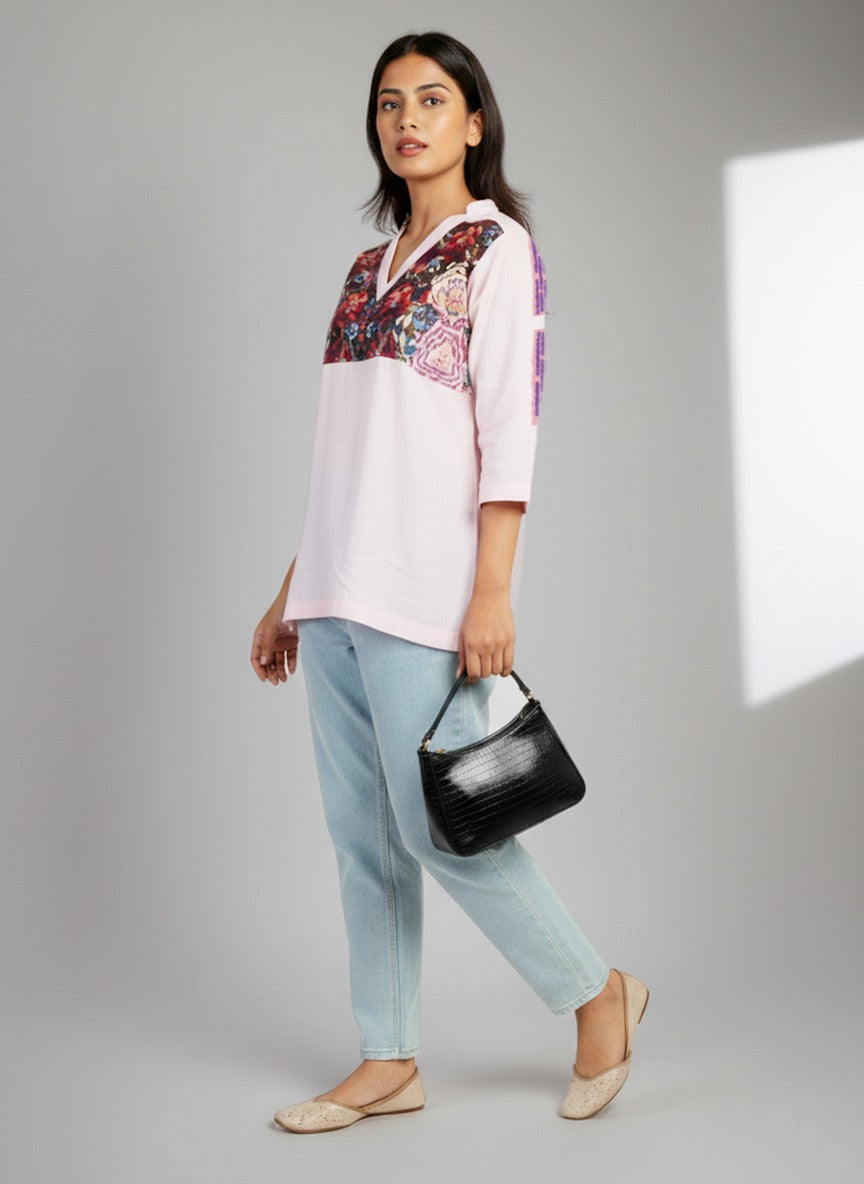 Blush Meadow Top