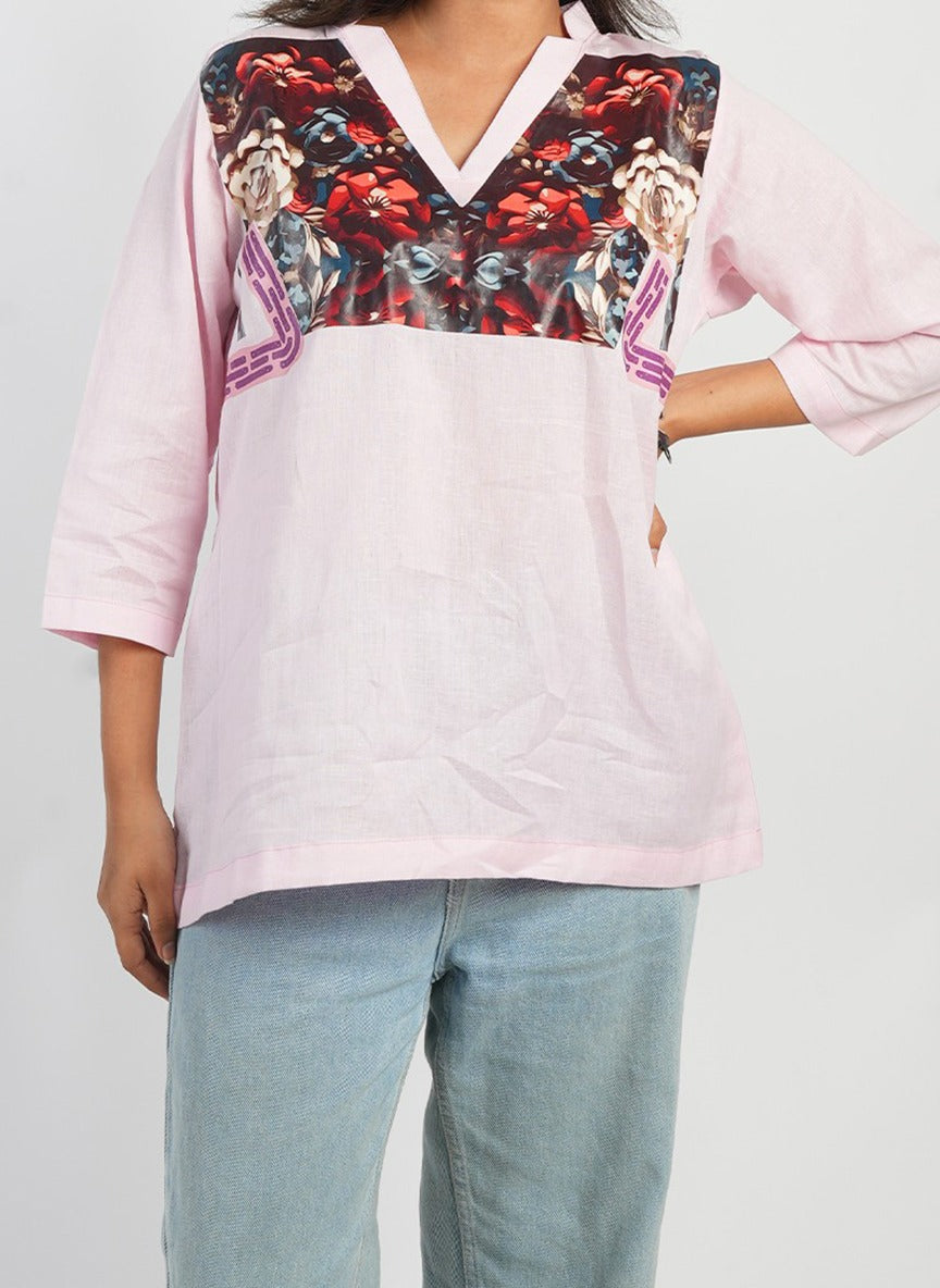 Blush Meadow Top