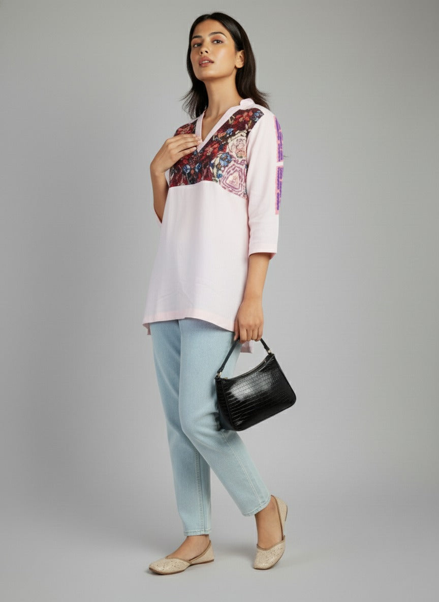 Blush Meadow Top
